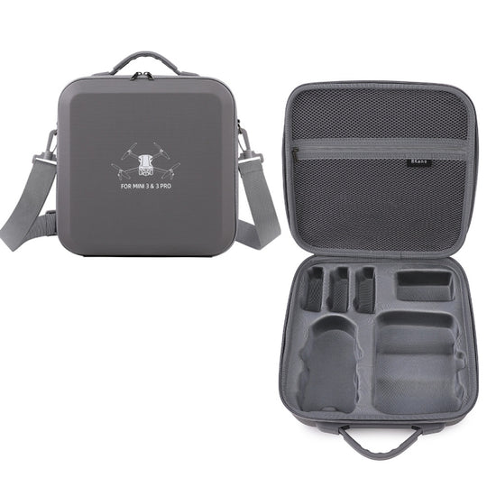 For DJI Mini 3 / Mini 3 Pro  BKANO PU Storage Bag Portable Shoulder Bag Messenger Bag RC Version