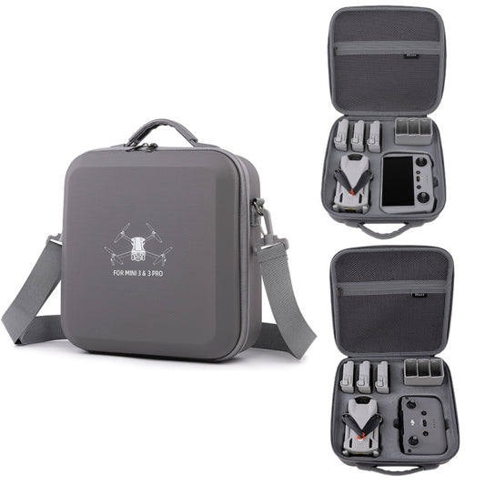 For DJI Mini 3 / Mini 3 Pro  BKANO PU Storage Bag Portable Shoulder Bag Messenger Bag RC Version - Carry Cases & Bags by buy2fix | Online Shopping UK | buy2fix