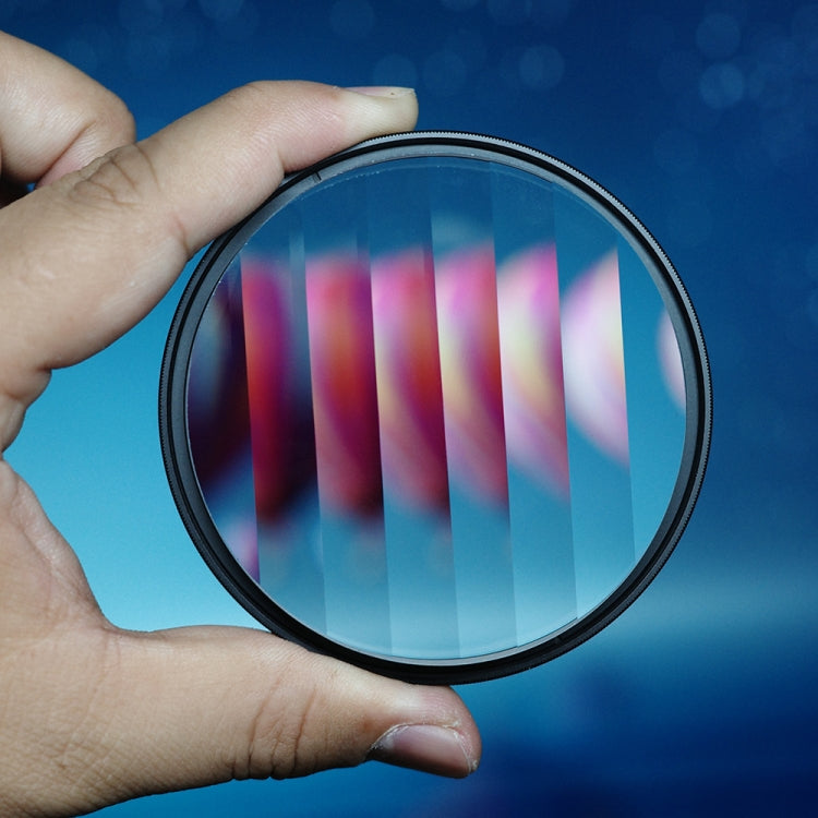 82mm Photography Foreground Blur Linear Prism Camera Filter Accessories by buy2fix