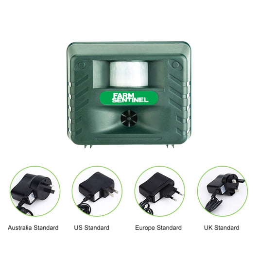 SK131 Garden Outdoor Ultrasonic Rat Repeller Snake Repelle Farm Animal Driving Device(AU Plug) - Outdoor Insect Repellent by buy2fix | Online Shopping UK | buy2fix