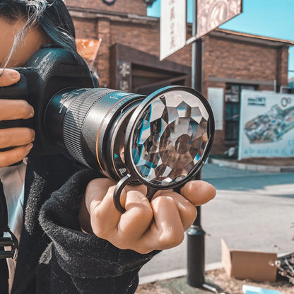 Handheld Kaleidoscope Glass Filter SLR Accessories Prism by buy2fix