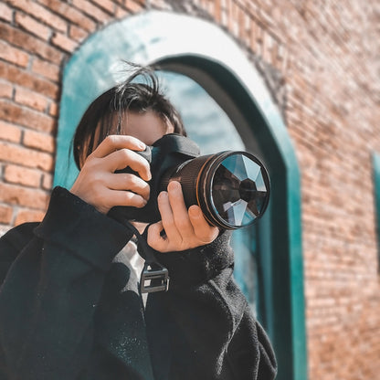 82mm 8-Sided Kaleidoscope Glass Photography Foreground Blur SLR Filter by buy2fix