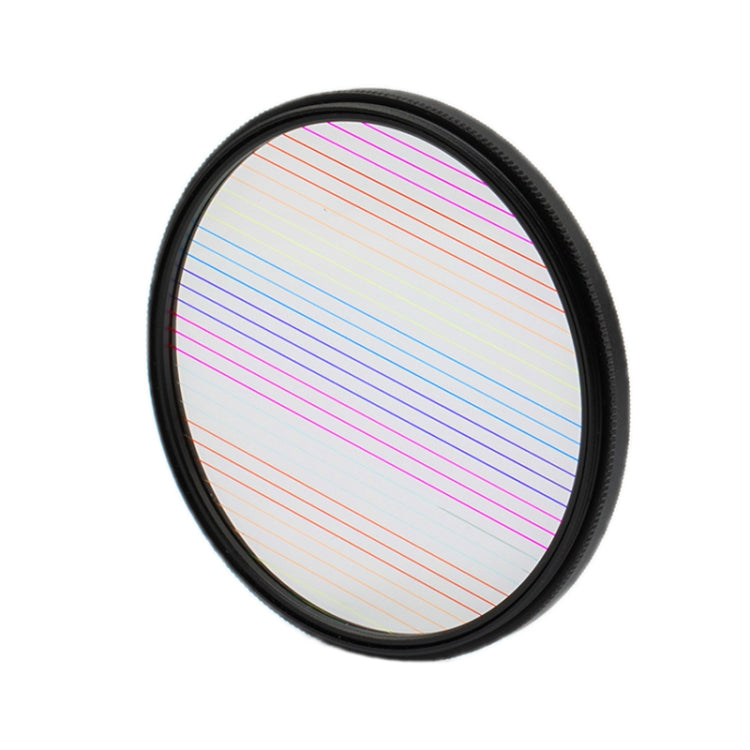 49mm+Rainbow Photography Brushed Widescreen Movie Special Effects Camera Filter by buy2fix