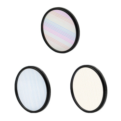 67mm+Rainbow Photography Brushed Widescreen Movie Special Effects Camera Filter by buy2fix