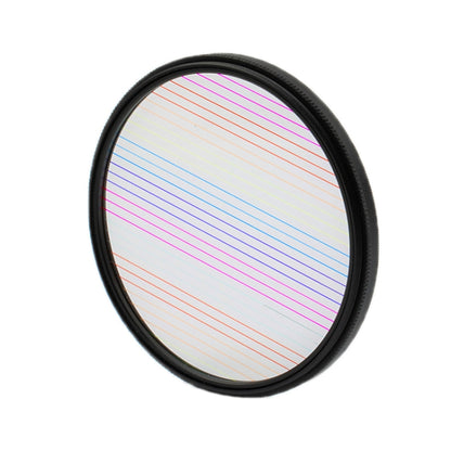 67mm+Rainbow Photography Brushed Widescreen Movie Special Effects Camera Filter by buy2fix