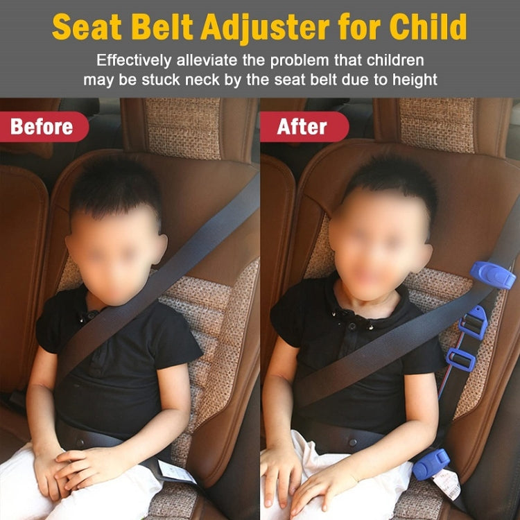 Car Child Seat Safety Belt Adjustment Anti-collision Limit Fixer(Red) - Seat Accessories by buy2fix | Online Shopping UK | buy2fix
