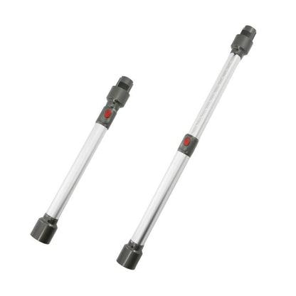 For Dyson V7 V8 V10 V11 V15 Vacuum Cleaner Telescopic Rod Metal Extension Tube(Silver) - For Dyson Accessories by buy2fix | Online Shopping UK | buy2fix
