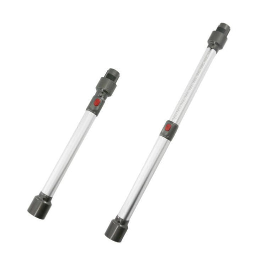 For Dyson V7 V8 V10 V11 V15 Vacuum Cleaner Telescopic Rod Metal Extension Tube(Silver) - For Dyson Accessories by buy2fix | Online Shopping UK | buy2fix