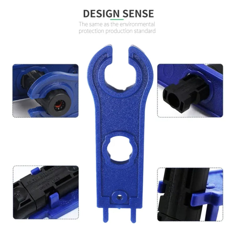 10pcs 1000V MC4 Connector Solar Photovoltaic Disassembly Wrench(Blue Round Head) - Others by buy2fix | Online Shopping UK | buy2fix