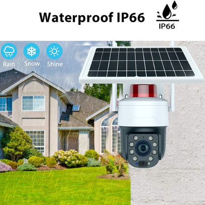 RH-Q10 Graffiti 5MP Wifi Wireless Solar Camera 30X Optical Zoom Auto Tracking Patrol IP66 Waterproof by buy2fix
