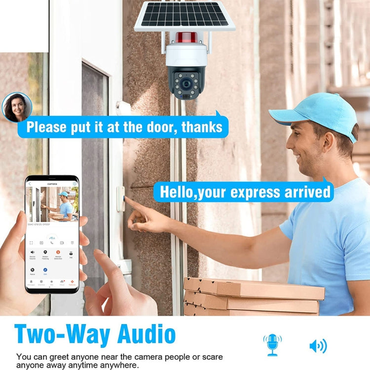 RH-Q10 Graffiti 5MP Wifi Wireless Solar Camera 30X Optical Zoom Auto Tracking Patrol IP66 Waterproof by buy2fix