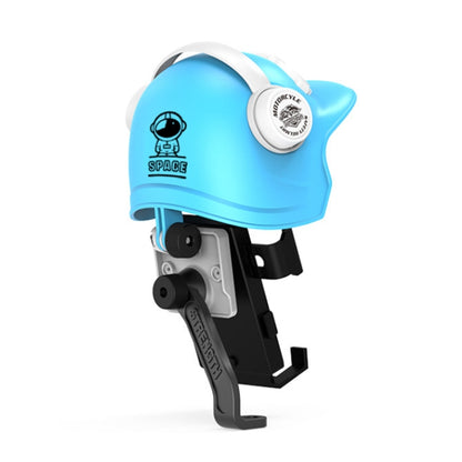 Small Helmet Sunscreen Phone Stand Bracket Motorcycle Mobile Phone Holder,Spec: Rearview Mirror White by buy2fix