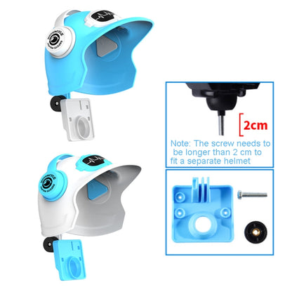 Small Helmet Sunscreen Phone Stand Bracket Motorcycle Mobile Phone Holder,Spec: White Helmet by buy2fix