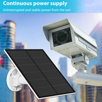 5W Monocrystalline Silicon Outdoor Camera Solar Panel Support USB&Type-C/USB-C Interface - Solar Panels by buy2fix | Online Shopping UK | buy2fix