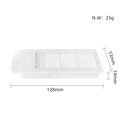 2pcs White Filter For ECOVACS  X1 ONMI / X1 TURBO Vacuum Cleaner Accessories - For ECOVACS Accessories by buy2fix | Online Shopping UK | buy2fix