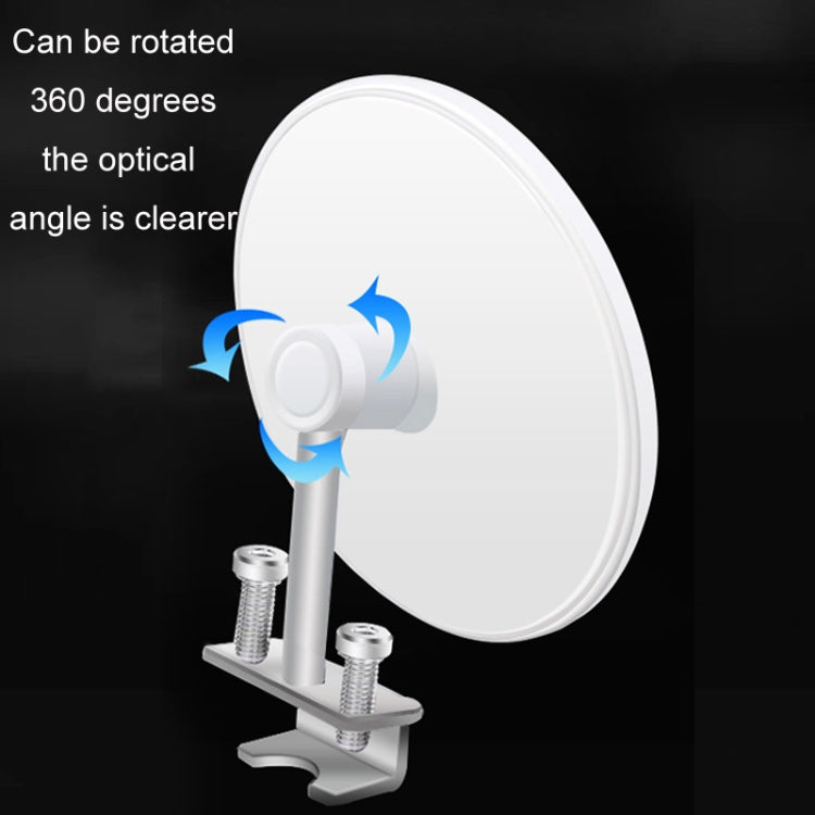 1pair Car Rearview Auxiliary Mirror Blind Spot Viewing Mirror(White) by buy2fix