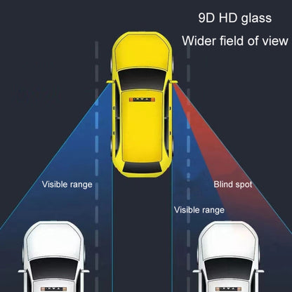 1pair Car Rearview Auxiliary Mirror Blind Spot Viewing Mirror(White) by buy2fix