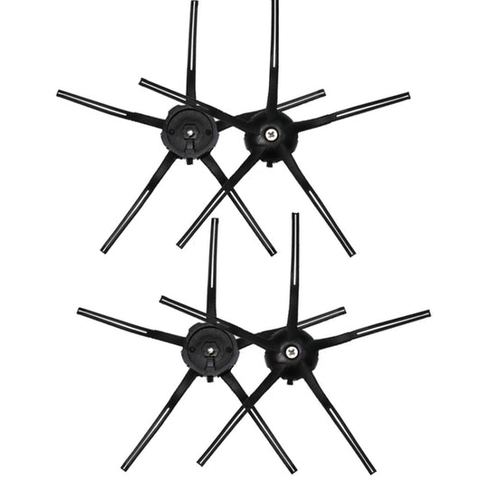 For Roborock S7 / T7S / T7S Plus G10 4pcs Black Side Brush - For Roborock Accessories by buy2fix | Online Shopping UK | buy2fix
