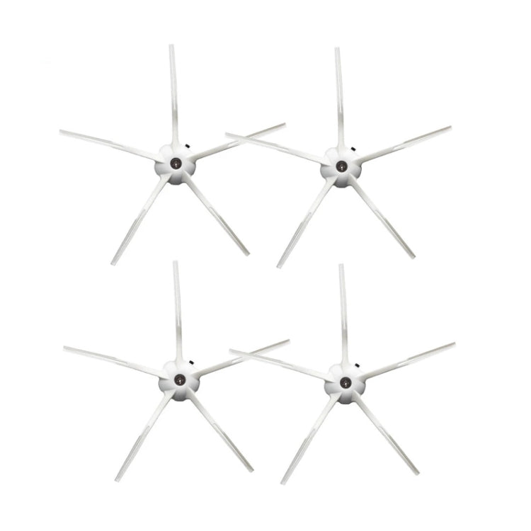 For Roborock S7 / T7S / T7S Plus G10 4pcs White Side Brush - For Roborock Accessories by buy2fix | Online Shopping UK | buy2fix