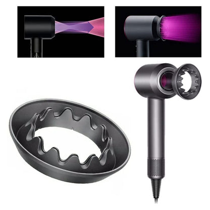 For Dyson Hair Dryer Gentle Air Nozzle Attachments(Black) - For Dyson Accessories by buy2fix | Online Shopping UK | buy2fix