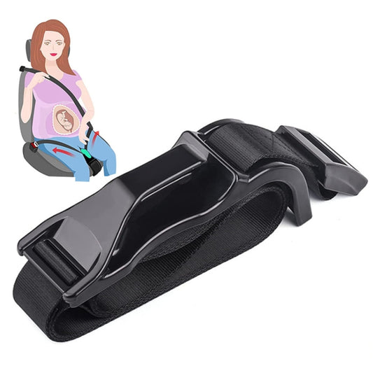 Pregnant Car Seat Belt Anti Stranglehold Belly Protection Fetal Regulator(Black) - Seat Belts & Padding by buy2fix | Online Shopping UK | buy2fix
