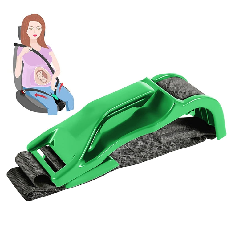 Pregnant Car Seat Belt Anti Stranglehold Belly Protection Fetal Regulator(Green) by buy2fix
