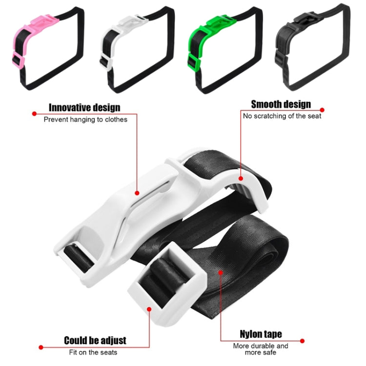 Pregnant Car Seat Belt Anti Stranglehold Belly Protection Fetal Regulator(White) by buy2fix