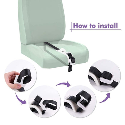 Pregnant Car Seat Belt Anti Stranglehold Belly Protection Fetal Regulator(Green) by buy2fix