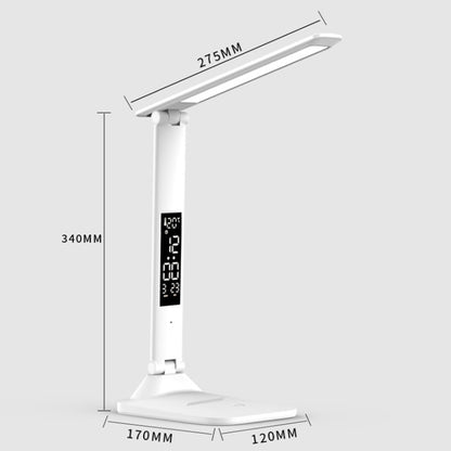 LED Intelligent Digital Display Foldable Desk Lamp, Style: Charging 2000mAh - Desk Lamps by buy2fix | Online Shopping UK | buy2fix