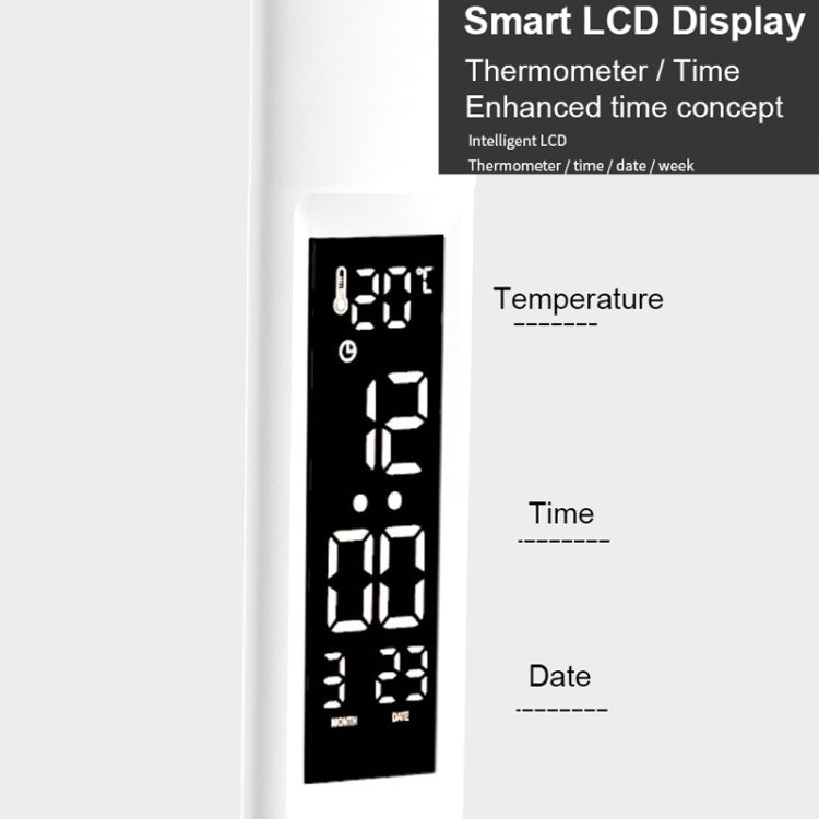 LED Intelligent Digital Display Foldable Desk Lamp, Style: Charging 2000mAh - Desk Lamps by buy2fix | Online Shopping UK | buy2fix