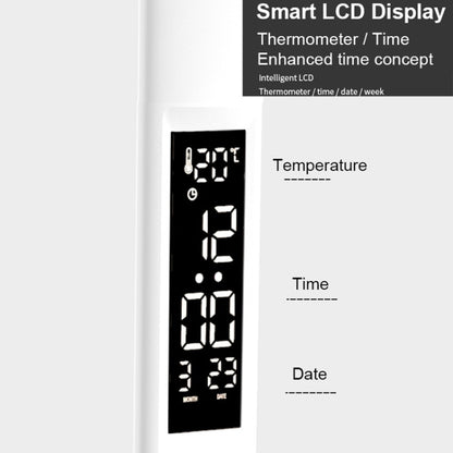LED Intelligent Digital Display Foldable Desk Lamp, Style: Charging 2000mAh - Desk Lamps by buy2fix | Online Shopping UK | buy2fix