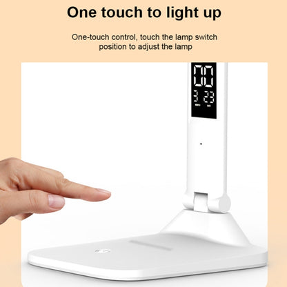 LED Intelligent Digital Display Foldable Desk Lamp, Style: Charging 2000mAh - Desk Lamps by buy2fix | Online Shopping UK | buy2fix