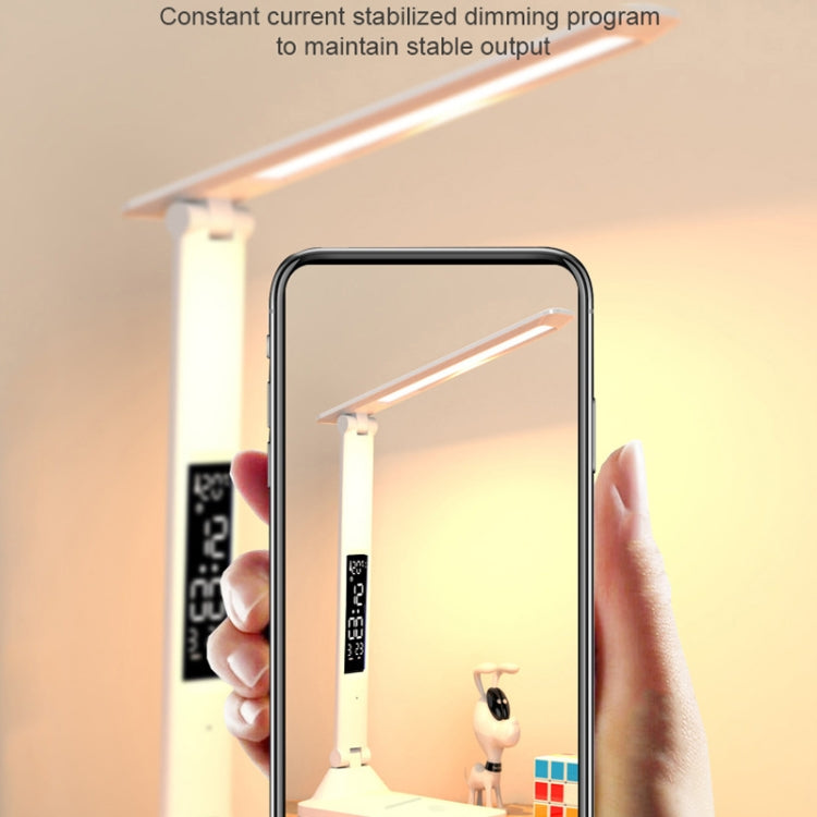 LED Intelligent Digital Display Foldable Desk Lamp, Style: Charging 2000mAh - Desk Lamps by buy2fix | Online Shopping UK | buy2fix