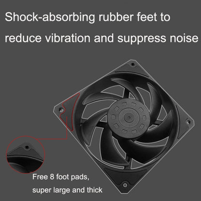 MF14025 4pin High Air Volume Low Noise High Wind Pressure FDB Magnetic Suspension Chassis Fan 2000rpm (White) by buy2fix