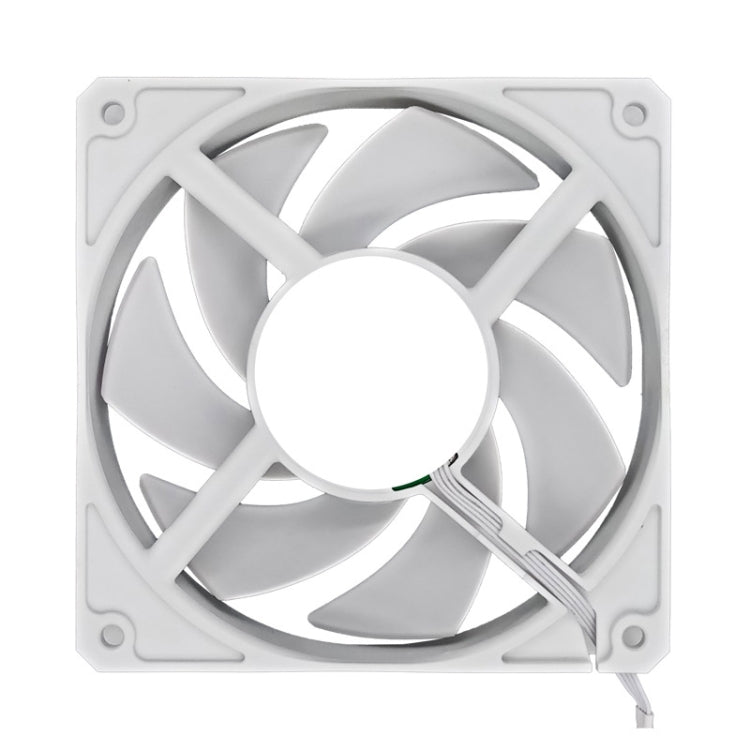 MF12025 4pin High Air Volume High Wind Pressure FDB Magnetic Suspension Chassis Fan 2200rpm (White) by buy2fix