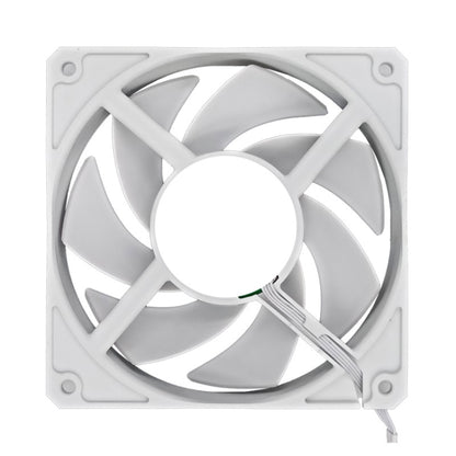 MF12025 4pin High Air Volume High Wind Pressure FDB Magnetic Suspension Chassis Fan 2200rpm (White) by buy2fix