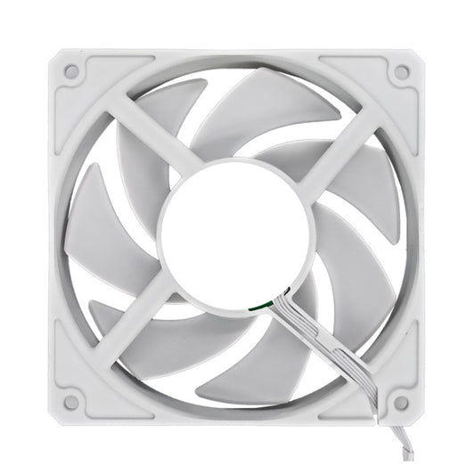 MF12025 4pin High Air Volume High Wind Pressure FDB Magnetic Suspension Chassis Fan 3000rpm (White) by buy2fix