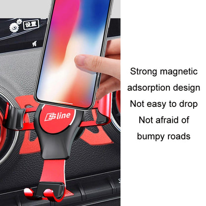 For Audi Car Strong Magnetic Phone Holder(A3/S3 Stand 1 Red) - Special Car Holders by buy2fix | Online Shopping UK | buy2fix