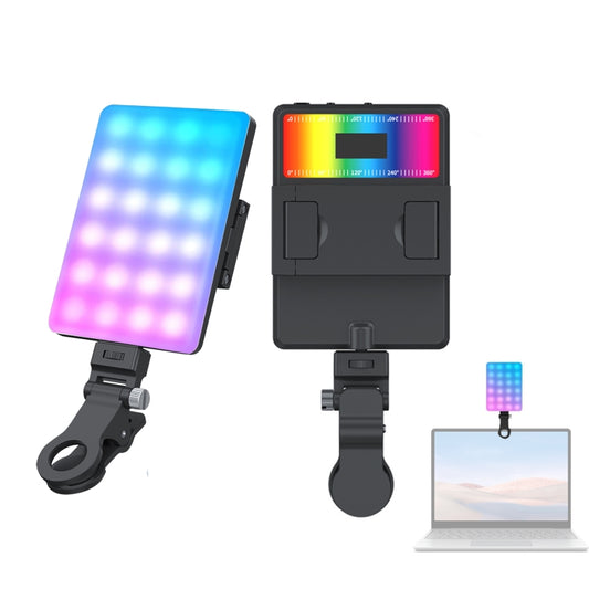 V11RGB With Screen  5W Mobile Phone Fill Light Live Broadcast Pocket Light - Selfie Light by buy2fix | Online Shopping UK | buy2fix