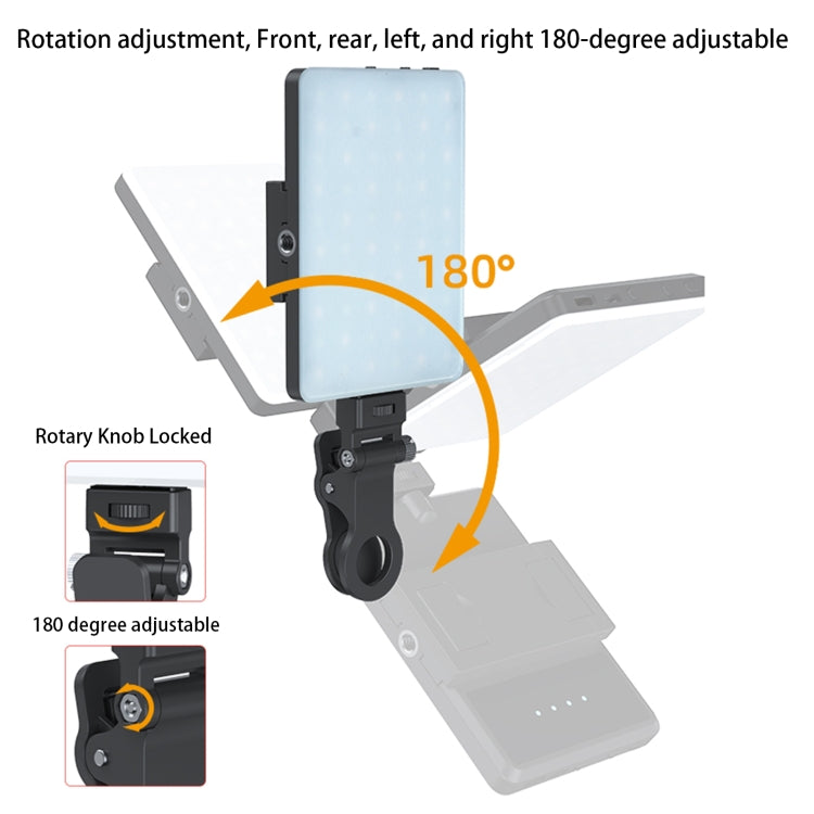 V11RGB With Screen  5W Mobile Phone Fill Light Live Broadcast Pocket Light - Selfie Light by buy2fix | Online Shopping UK | buy2fix