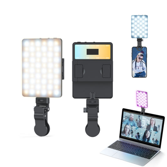 V11 Cool & Warm  With Screen  5W Mobile Phone Fill Light Live Broadcast Pocket Light - Selfie Light by buy2fix | Online Shopping UK | buy2fix