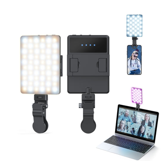 V11SE Cool et chaud sans écran 5W lumière de remplissage pour téléphone portable lumière de poche de diffusion en direct