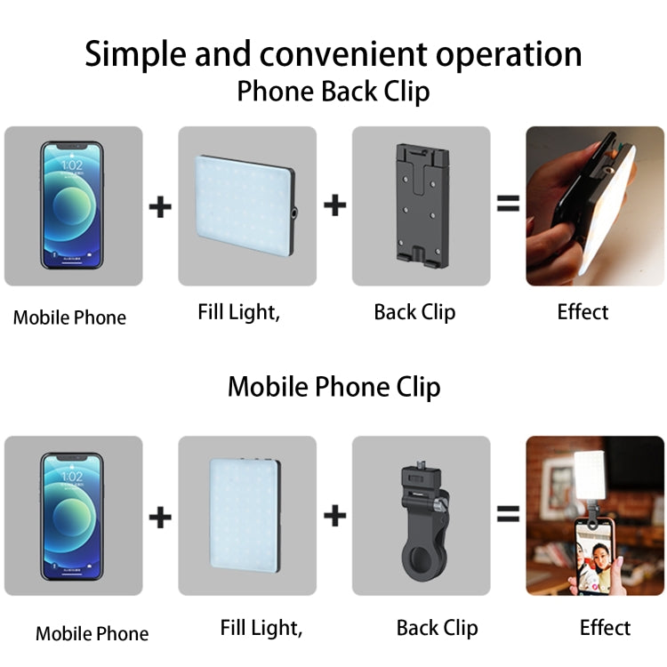 V11SE Cool & Warm  Without Screen  5W Mobile Phone Fill Light Live Broadcast Pocket Light - Selfie Light by buy2fix | Online Shopping UK | buy2fix