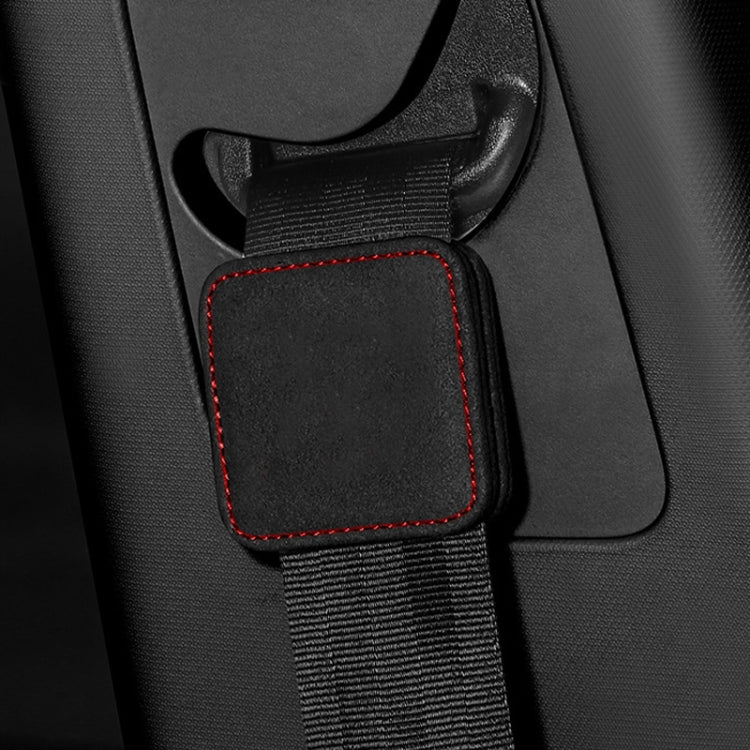 Car Seat Belt Limiter Elastic Adjuster Magnetic Fixation(Black) - Seat Belts & Padding by buy2fix | Online Shopping UK | buy2fix