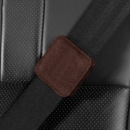 Car Seat Belt Limiter Elastic Adjuster Magnetic Fixation(Brown) by buy2fix