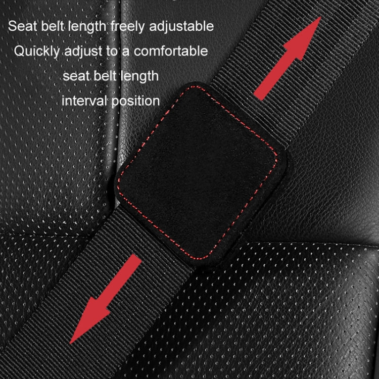 Car Seat Belt Limiter Elastic Adjuster Magnetic Fixation(Black) - Seat Belts & Padding by buy2fix | Online Shopping UK | buy2fix