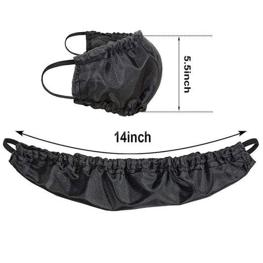 Men Beard Cover Oil and Stain Resistant Beard Pouch(Black) - Hair Trimmer by buy2fix | Online Shopping UK | buy2fix