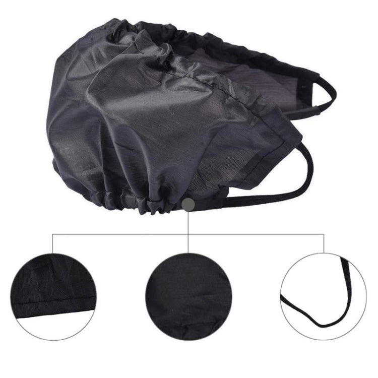 Men Beard Cover Oil and Stain Resistant Beard Pouch(Black) - Hair Trimmer by buy2fix | Online Shopping UK | buy2fix