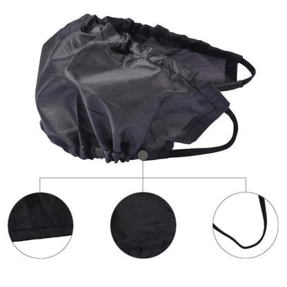 Men Beard Cover Oil and Stain Resistant Beard Pouch(Black) - Hair Trimmer by buy2fix | Online Shopping UK | buy2fix