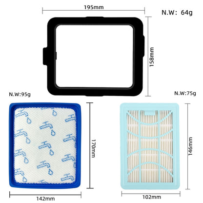 For Philips FC9732 FC9728 FC9735 Vacuum Cleaner Air Filter 1 Outer Frame - For Philips Accessories by buy2fix | Online Shopping UK | buy2fix